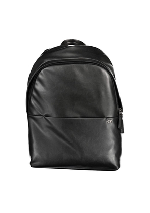 Black Polyester Backpack