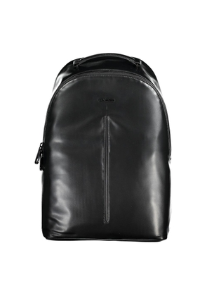 Black Polyester Backpack