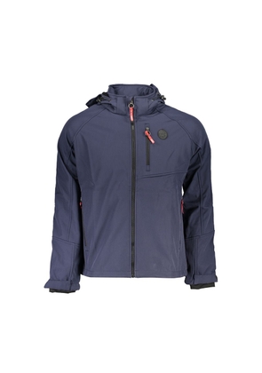 Gianmarco Venturi Blue Polyester Jackets & Coat - S