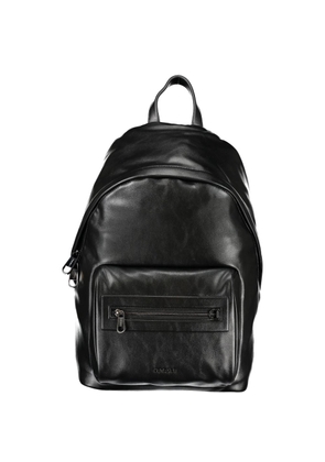Black Polyester Backpack