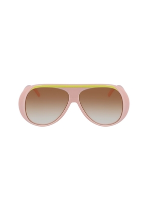 Pink Plastic Sunglasses