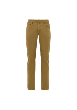 Jacob Cohen Yellow Cotton Skinny Pant - W30