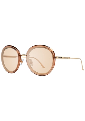 Longines Brown Metal Sunglasses