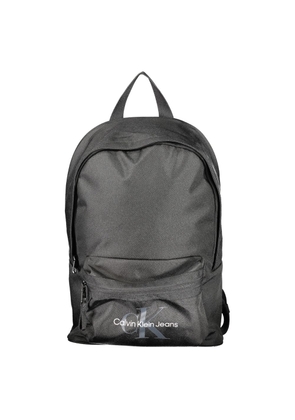 Black Polyester Backpack