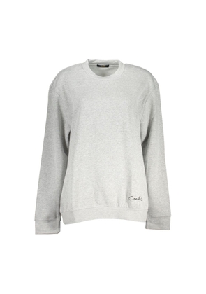 Cavalli Class Gray Cotton Sweatshirt - XS