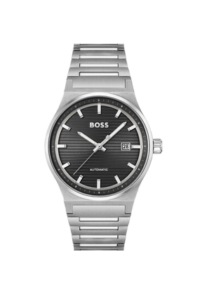Hugo Boss Gray Stainless Steel Dress Watch