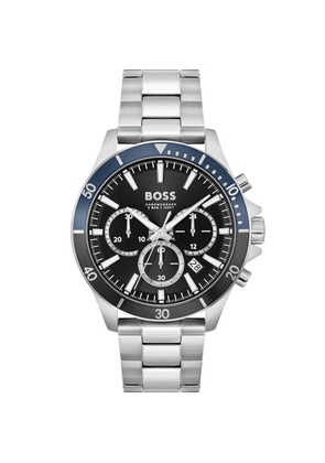 Hugo Boss Gray Stainless Steel Dress Watch