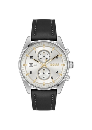 Hugo Boss Black Leather Dress Watch