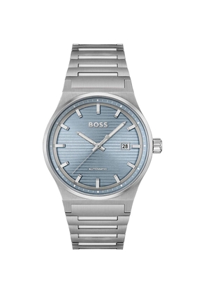 Hugo Boss Gray Stainless Steel Dress Watch