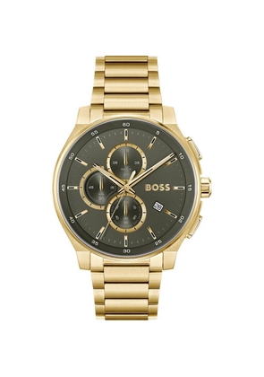 Hugo Boss Gold Stainless Steel Dress Watch