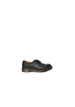 Black Leather Flat Shoe - EU36/US6