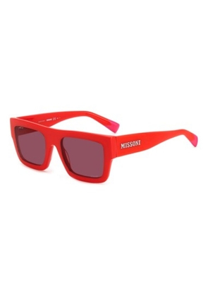Red Plastic Sunglasses