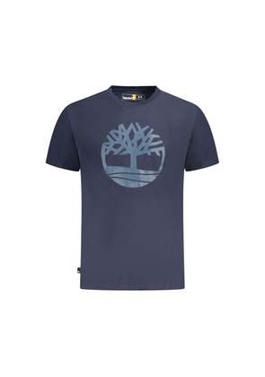 Blue Cotton T-Shirt - S