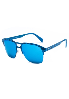 Blue Metal Sunglasses