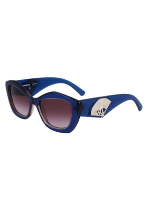 Karl Lagerfeld Blue Acetate Sunglasses