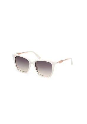 Guess White Resin Sunglasses