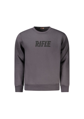 Rifle Gray Cotton Sweatshirt - L