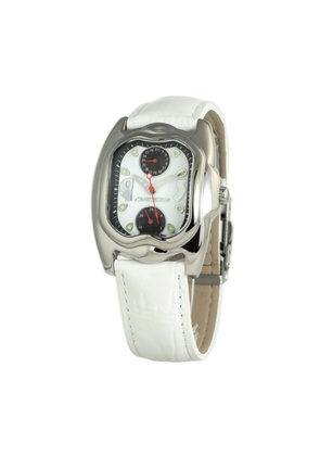 White Leather Watch