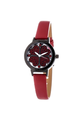 Red Leather Watch