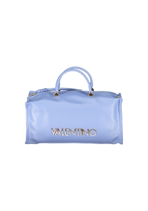 Light Blue Polyethylene Women Handbag