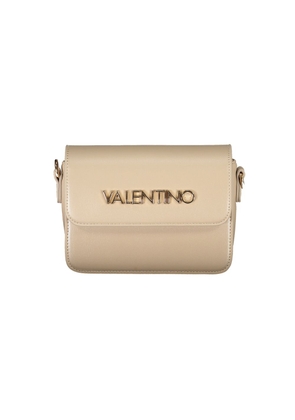 Beige Polyethylene Women Handbag