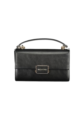 Black Polyethylene Women Handbag