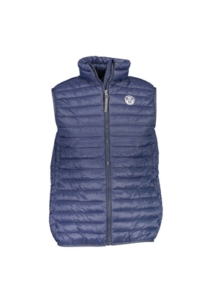 Blue Polyamide Men Jacket - L