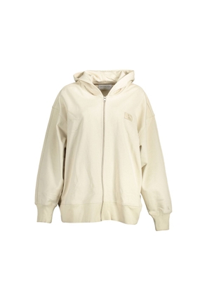 Beige Cotton Sweatshirt - XS