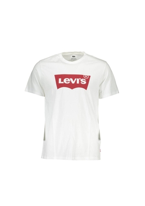 White Cotton Men T-Shirt - XL