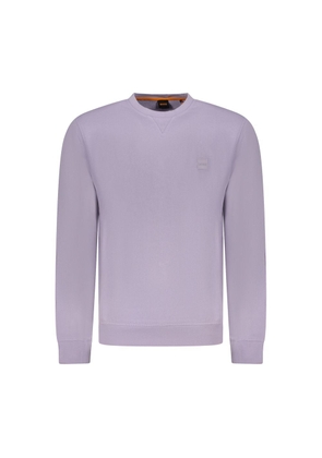 Purple Cotton Sweater - S