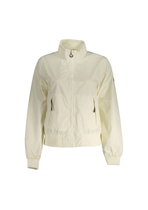 White Polyester Women Jacket - XS