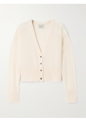 Le Kasha - Sydney Organic Cashmere Cardigan - White - One size