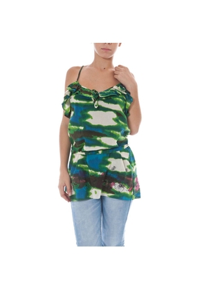 Green Cotton Unisex Tank - 38