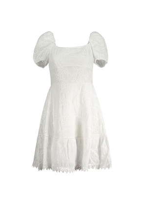 Guess Jeans White Cotton Dress - M