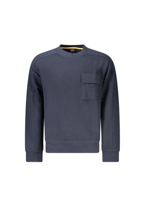 Blue Cotton Sweater - S