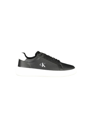 Black Leather Men Sneaker - EU40/US7