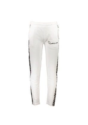 Cavalli Class White Cotton Pant - S
