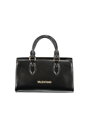 Black Polyethylene Women Handbag