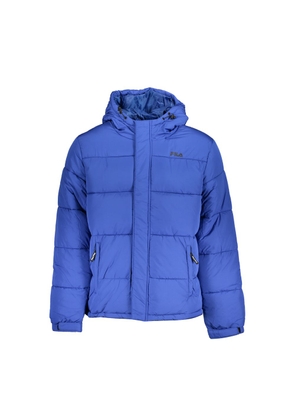 Blue Polyester Jacket - S