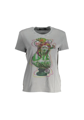 Brown Cotton Women Top - S