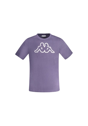 Blue Cotton Men T-Shirt - S