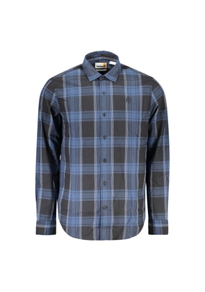 Timberland Blue Cotton Men Shirt - S