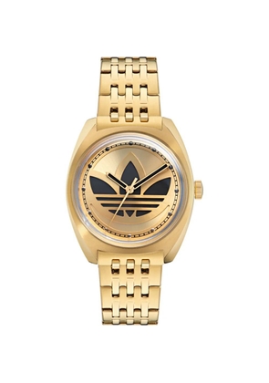 Adidas Gold Stainless Steel Bracelet Watch