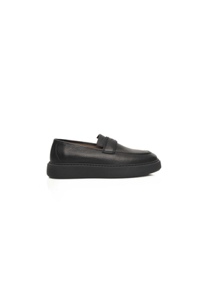 Cerruti 1881 Black Cowhide Loafer - EU43/US10