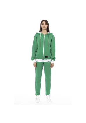 Baldinini Trend Green Cotton Tracksuit - S