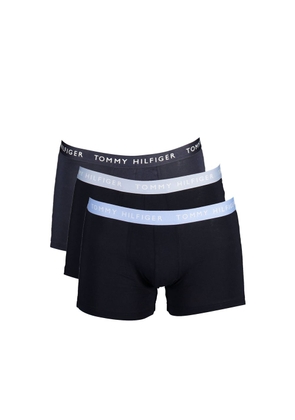 Black Cotton Men Boxer Trio Pack - S