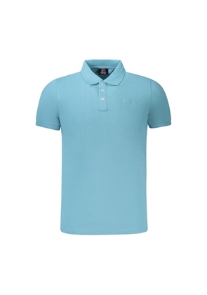 Light Blue Cotton Polo Shirt - S