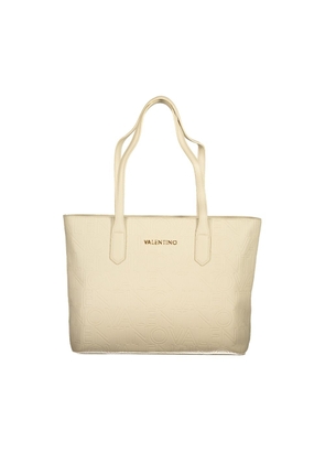 Beige Polyethylene Handbag