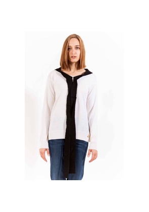 White Wool Women Sweater - 40