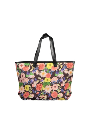 Black Polyethylene Women Handbag